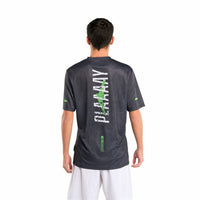 Short-sleeve Sports T-shirt Lok Sports Play Black Padel-4