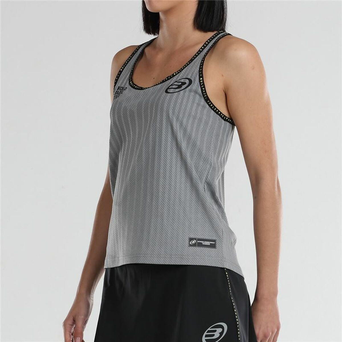 Tank Top Women Bullpadel Lugar Padel Grey-10